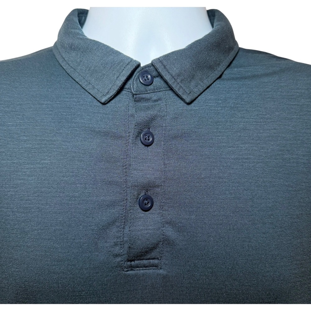 lululemon athletica Men's Polo Shirt in Charcoal Gray